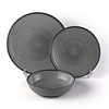 grey melamine dinner set